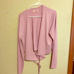 Xersion wrap around long sleeve top XXL tall